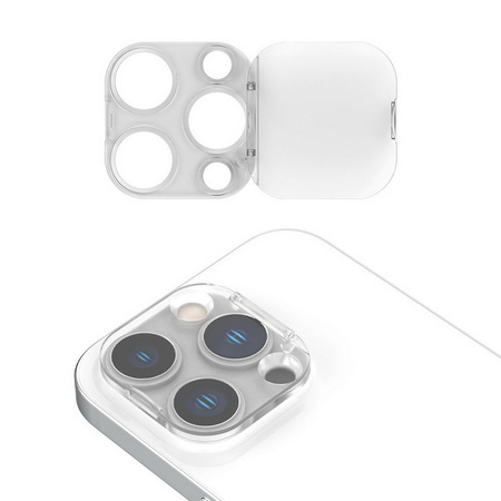 Zasłona Privacy Slider zaślepka tylnego aparatu kamery do iPhone 15 Pro/15 Pro Max (Biały)