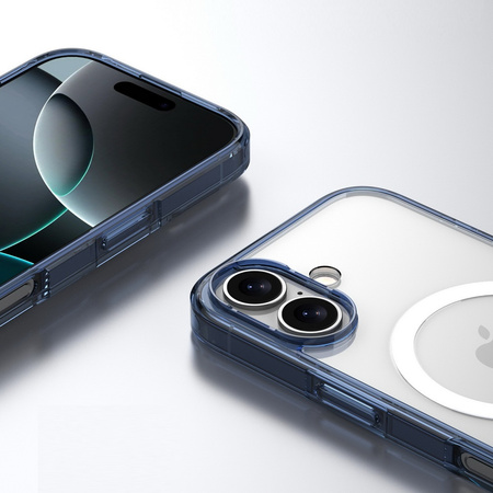 Etui D-Pro Quartz MagSafe Crystal TPU+PC Case obudowa hybrydowa wzmacniana magnetyczna do Apple iPhone 17 (Przezroczysty)