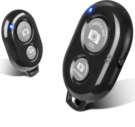Pilot Bluetooth BT wyzwalacz do zdalnego robienia zdjęć selfie telefonem smartfonem iPhone iOS Android Samsung