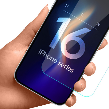Szkło hybrydowe 3mk Flexible Glass elastyczna folia ochronna na ekran do Apple iPhone 16 Plus