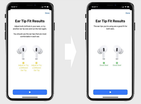 Memory Foam pianki z pamięcią końcówki do AirPods Pro 1/2 rozmiar M (2 szt.) (Black)