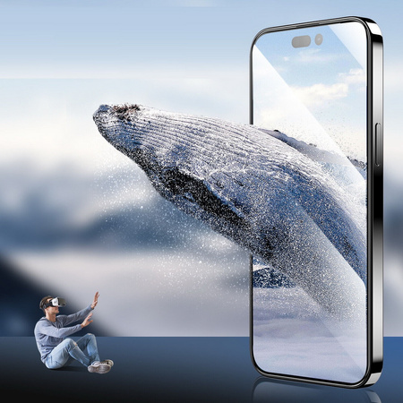 Szkło hartowane EX Pro szybka szkiełko ochronne pełne na cały ekran do Apple iPhone 15/16 (Premium Box)