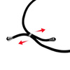 D-Pro Crossbody TPU etui na sznurku z paskiem na ramię do iPhone 12 mini/13 mini (Black)