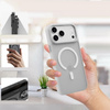 Etui D-Pro Matte Hybrid MagSafe Case obudowa magnetyczna iPhone 17 Pro (Biały)