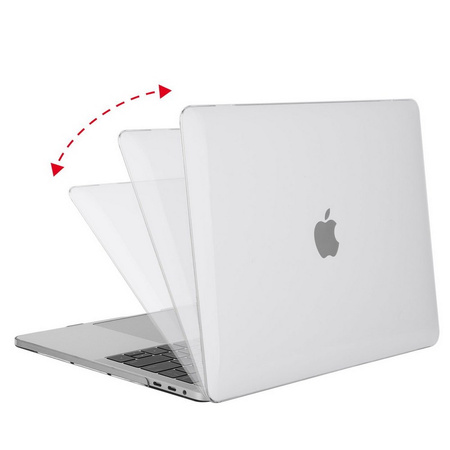 Hard Case etui obudowa Macbook Pro 13 (A1706 / A1708 / A1989 / A2159 / A2251 / A2289 / A2338 M1 M2) 2016-2022 (Crystal Clear)