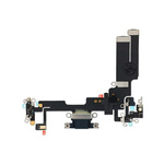 Gniazdo złącze port dock ładowania mikrofon dolny taśma flex Lightning do Apple iPhone 14 (OEM Oryginał) (Czarny)