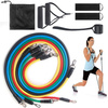Gumy oporowe zestaw 12w1 Resistance Bands 5 gum do ćwiczeń treningu taśmy ekspander Fitness Fizjo Crossfit