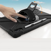 D-Pro 360 Shock V2 Strap Case etui pancerne z uchwytem na rękę i paskiem na ramię do Samsung Tab S11 Ultra (X930/X936/X936B) (Czarny)