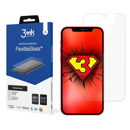 Szkło hybrydowe 3mk Flexible Glass elastyczna folia ochronna na ekran do Apple iPhone 12 Pro Max