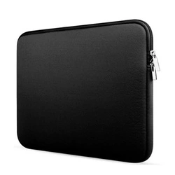 Torba D-Pro Neopren Sleeve pokrowiec etui miękkie minimalistyczne na laptop HP Dell Lenovo MacBook Air/Pro 13/14 (Czarny)