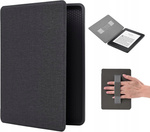 Etui D-Pro Smart Cover Hand Strap obudowa z uchwytem na rękę do czytnika ebooków Amazon Kindle Paperwhite 7" (12 Gen.) / Colorsoft / Signature Edition 2024 (Czarny)