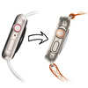 Etui Conversion Kit AW Ultra Look obudowa metalowa zmiana wyglądu na Ultra do Apple Watch 4/5/6/SE1/SE2 44mm (Natural Titanium / Tytan naturalny)