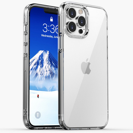 Etui D-Pro Quartz Crystal obudowa wzmacniana do iPhone 12/12 Pro (Przezroczysty)