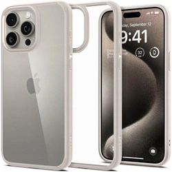 Spigen Ultra Hybrid Etui Obudowa iPhone 15 Pro (Natural Titanium)