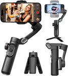 Gimbal Aochuan Smart XE Stabilizator 3-osiowy ręczny do smartfona ze statywem tripod selfie stick to telefonu (Czarny)