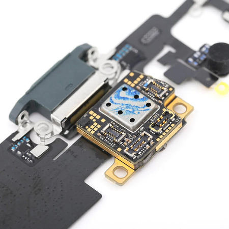 Gniazdo złącze port dock ładowania mikrofon dolny taśma flex Lightning do Apple iPhone 11 Pro Max (OEM) (Czarny)