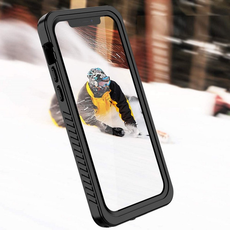 Etui D-Pro 360° Waterproof Case IP68 obudowa wodoodporna wodoszczelna pancerna do iPhone 13 Pro Max (Czarny)