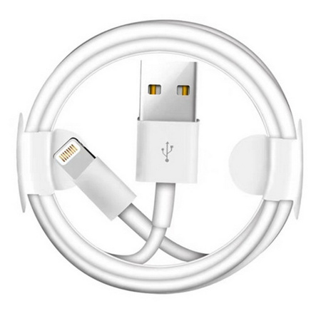 Zestaw 2w1 Ładowarka sieciowa + kabel USB Lightning 100cm do iPhone 5/5S/6/6S/7/8