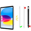 Etui D-Pro TPU Case obudowa pokrowiec futerał silikonowy do Apple iPad 10 Gen. (2022) / 11 Gen. (2025) (Przezroczysty)