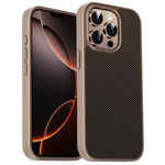 Etui D-Pro Brick Carbon TPU obudowa matowa do Apple iPhone 13 Pro (Desert Gold / Złoty)
