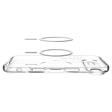 Etui Spigen Ultra Hybrid Case MagSafe obudowa mocna wzmacniana do Apple iPhone 17 Air (Przezroczysty/Biały)