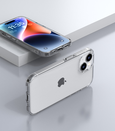 Etui D-Pro Quartz Crystal obudowa wzmacniana do iPhone 15 (Przezroczysty)