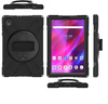 Etui D-Pro 360 Armor Strap Case obudowa pancerna z uchwytem na rękę i paskiem na ramię do  Lenovo Tab M10 Plus 2nd Gen. 10.3" (X606) / Lenovo Tab K10 10.3" (TB-X6C6) (Czarny)