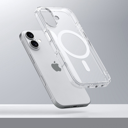 Etui D-Pro Quartz MagSafe Crystal TPU+PC Case obudowa hybrydowa wzmacniana magnetyczna do Apple iPhone 17 (Przezroczysty)
