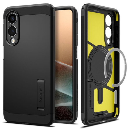 Etui Spigen Tough Armor MagSafe obudowa do Samsung Galaxy S25 Edge (Czarny)