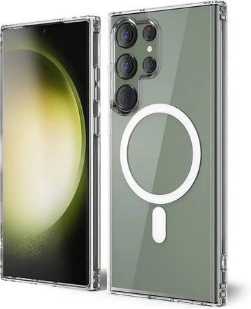 Etui D-Pro Hybrid MagSafe Case obudowa magnetyczna do Samsung Galaxy S22 Ultra