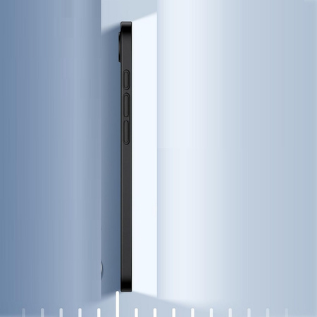 Etui D-Pro Air PP Case 0.4mm ultra cienkie najcieńsze minimalistyczne matowe do Apple iPhone 16e (Czarny)