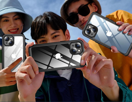 Etui D-Pro 360° Waterproof Case IP68 obudowa wodoodporna wodoszczelna pancerna do iPhone 15 (Czarny)