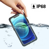 D-Pro 360° Waterproof Case IP68 etui wodoodporne wodoszczelne do iPhone 11 Pro (Black/gray)