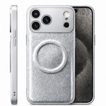 Etui D-Pro Vegan Leather MagSafe Case obudowa magnetyczna iPhone 17 Pro (Srebrny)