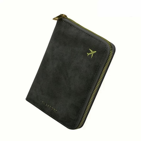 Portfel D-Pro RFID Passport Wallet bezpieczne etui na paszport, karty i dokumenty (Czarny)