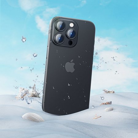 Etui D-Pro Air PP Case 0.4mm ultra cienkie najcieńsze minimalistyczne matowe iPhone 15 Pro Max (Tytanowy)