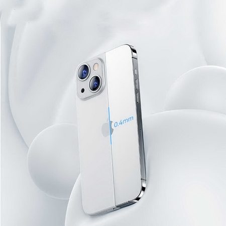 Etui D-Pro Air PP Case 0.4mm ultra cienkie najcieńsze minimalistyczne matowe iPhone 15 (Biały)