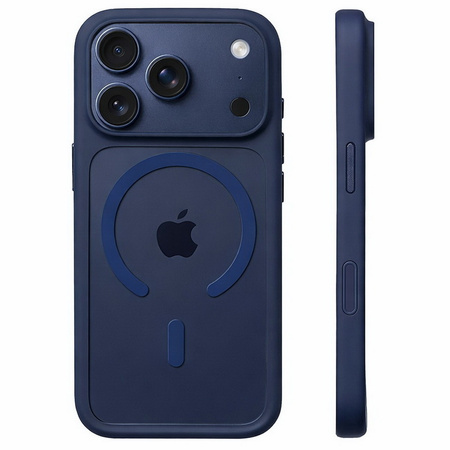 Etui D-Pro EdgePop MagSafe Case TPU+PC obudowa hybrydowa wzmacniana magnetyczna do Apple iPhone 17 Pro (Czarny)