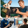 Etui D-Pro 360 Armor Strap Case obudowa pancerna z uchwytem na rękę i paskiem na ramię do Samsung Galaxy Tab S10 FE Plus 13.1" 2025 SM-X620/X626 (Czarny)