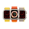 Etui Conversion Kit AW Ultra Look obudowa metalowa zmiana wyglądu na Ultra do Apple Watch 4/5/6/SE1/SE2 44mm (Natural Titanium / Tytan naturalny)