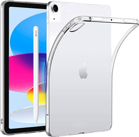 Etui D-Pro TPU Case obudowa pokrowiec futerał silikonowy do Apple iPad Air 13" M2/M3 (2024-2025) / Pro 12.9" (2018-2022) (Przezroczysty)