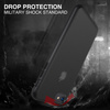 D-Pro Matte Hybrid Case Etui Obudowa iPhone 7/8/SE 2020/2022 (4.7) (Black)