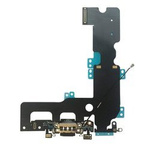 Gniazdo złącze port dock ładowania mikrofon dolny taśma flex Lightning do Apple iPhone 7 Plus (OEM) (Czarny)