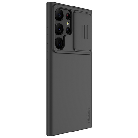 Nillkin CamShield Silicone etui magnetyczne z przysłoną kamery do Samsung Galaxy S23 Ultra (Black)