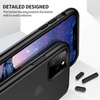 Etui D-Pro Matte Hybrid obudowa matowa do iPhone 11 (Czarny)