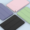 Etui D-Pro Smart Cover Case pokrowiec obudowa z klapką z uchwytem na rysik Apple Pencil / iPad Pro 11 2018 / Air 4 10.9" 2020 / Air 5 10.9" 2022 / Air 6 11" 2024 / Air 7 11" 2025 (Czarne)