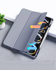 Etui D-Pro Smart Cover Case pokrowiec obudowa z klapką z uchwytem na rysikiPad Pro 11 5 Gen. (2024) (Fioletowy)