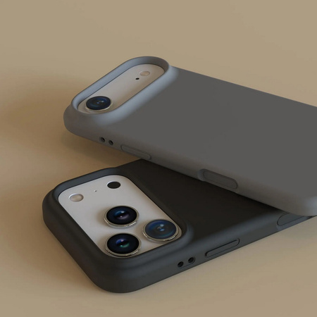  Etui D-Pro Velvet Silicone Case MagSafe obudowa magnetyczna z mikrofibrą do Apple iPhone 17 Pro Max (Różowy)