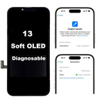 Wyświetlacz LCD Diagnosable ekran dotyk digitizer programowalny z możliwością przypisania jako oryginał do Apple iPhone 13 (Soft OLED)