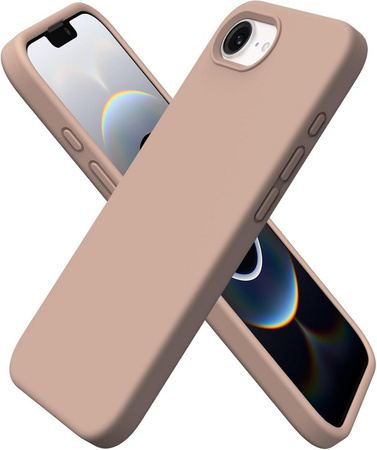Etui D-Pro Velvet MagSafe Case obudowa magnetyczna z mikrofibrą do iPhone 16e (Różowy)